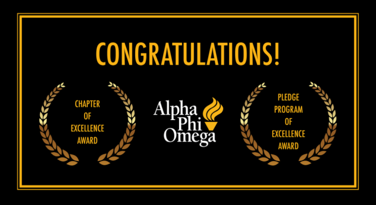 Congratulations to the winners of APO's Chapter of Excellence and Pledge Program of Excellence Awards!