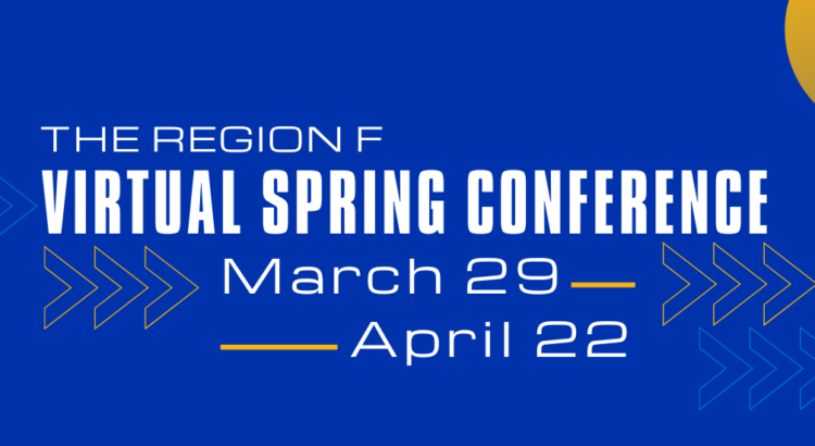 APO Region F Virtual Spring Conference, March 29-April 22
