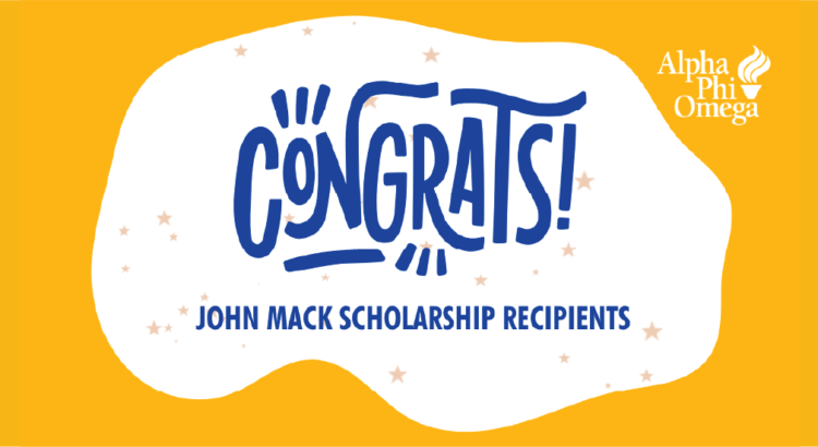 Congrats to the 2022 John Mack Scholarship recipients!